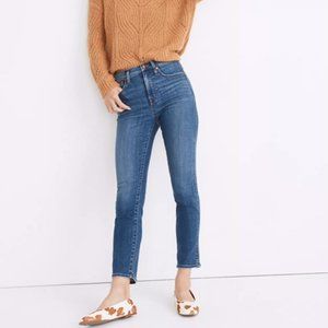 Madewell 29" TALL Stovepipe jeans in Leman Wash: Tencel Denim Edition